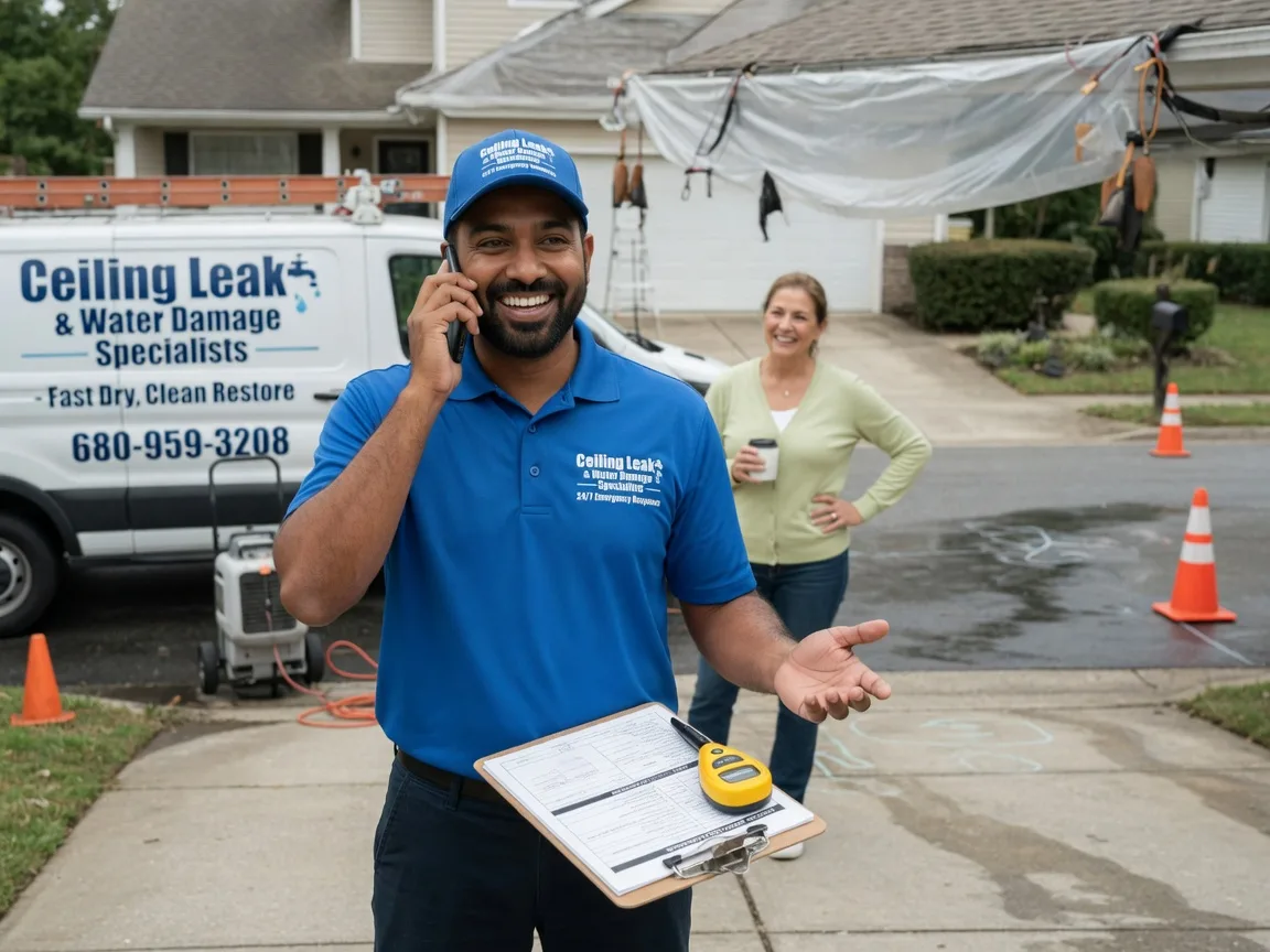 Ceiling Leak Cleanup Long Barn, CA FAQs